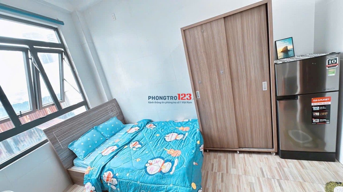 Phòng trọ cho thuê, cửa sổ trời, free phí dịch vụ tại 50 Võ Duy Ninh, quận Bình Thạnh