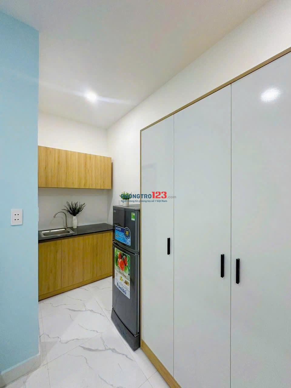 Cho thuê phòng quận 10 đầy đủ nội thất mới - cư xá bắc hải