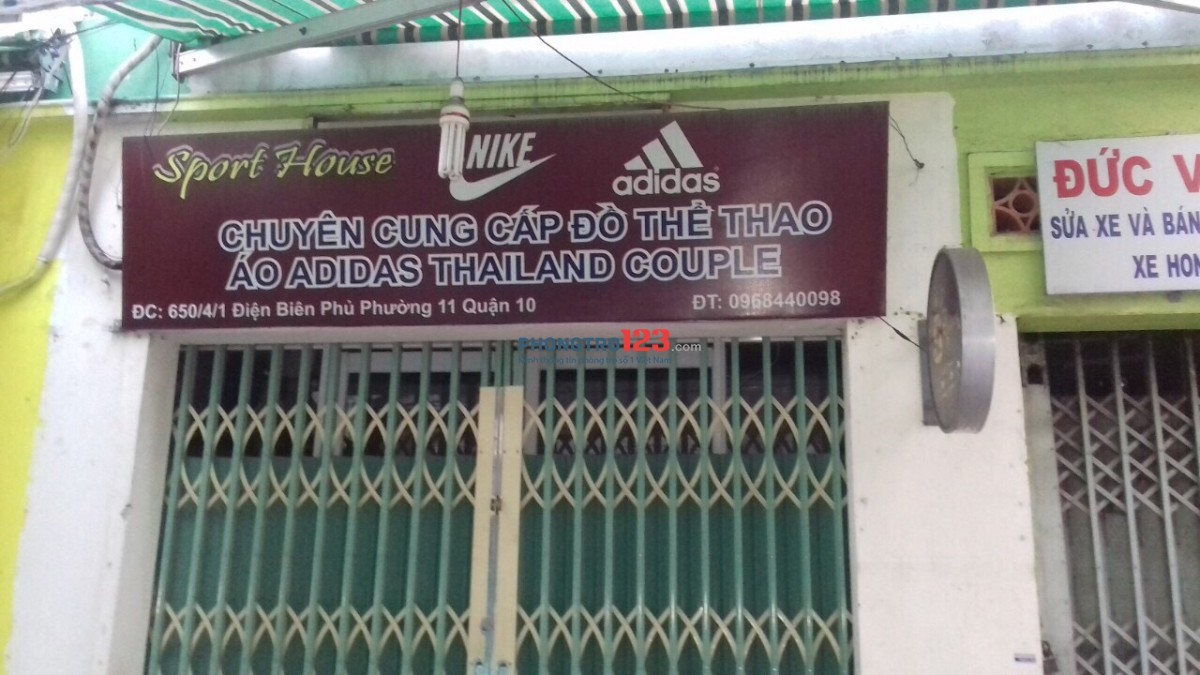 Cho Thuê Nhà Nguyên Căn 3x6, Gác Lửng, Giếng Trời, Địa Chỉ Hẻm An Ninh Q10