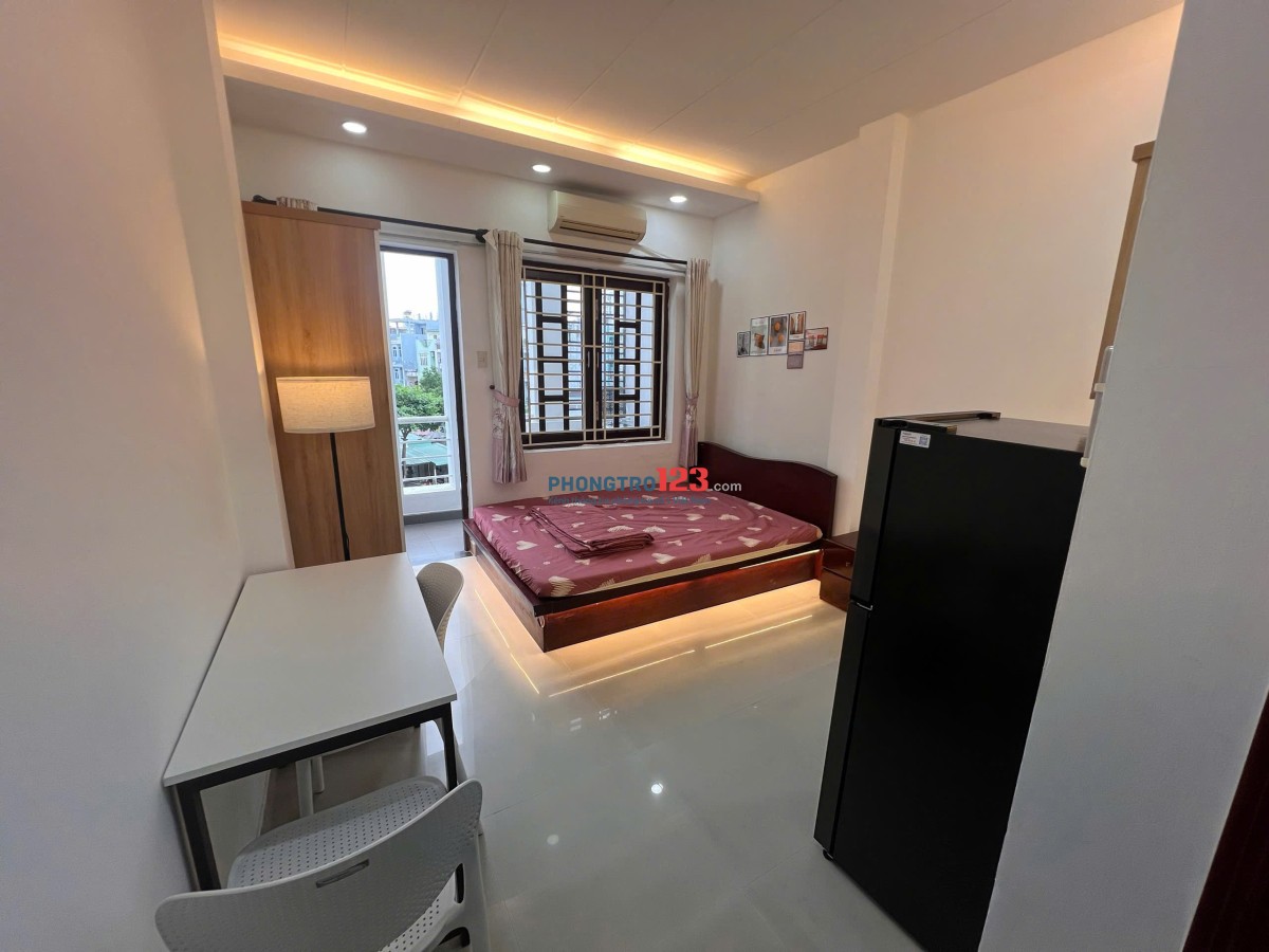 Căn Hộ Studio Bancol, có Máy Giặt Riêng - Full Nội Thất, Ngay Chợ Cây Quéo
