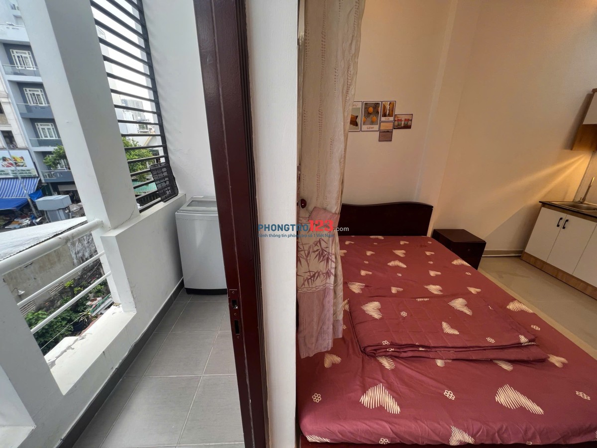 Căn Hộ Studio Bancol, có Máy Giặt Riêng - Full Nội Thất, Ngay Chợ Cây Quéo