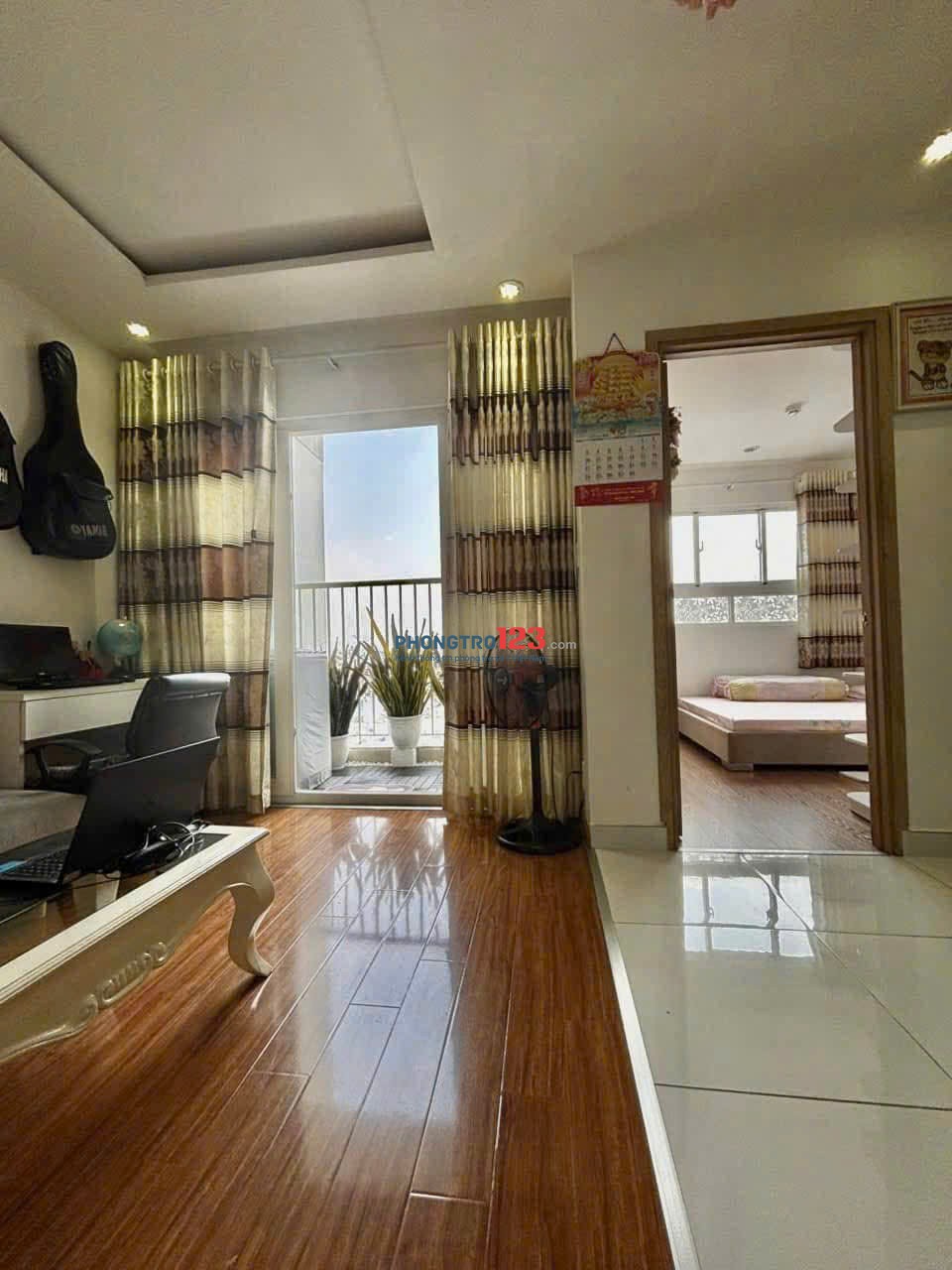 Chung cư Hoa Sen, Lạc Long Quận, Q11 cho thuê căn 3PN, NT, giá 15tr/tháng