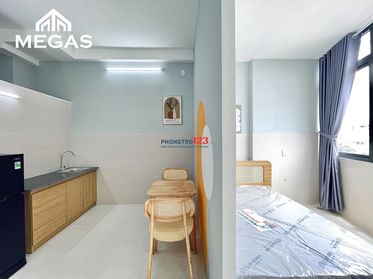 CHO THUÊ CĂN HỘ 1 PHÒNG NGỦ TÁCH BẾP VÀ CÓ CỬA SỔ RỘNG THOÁNG