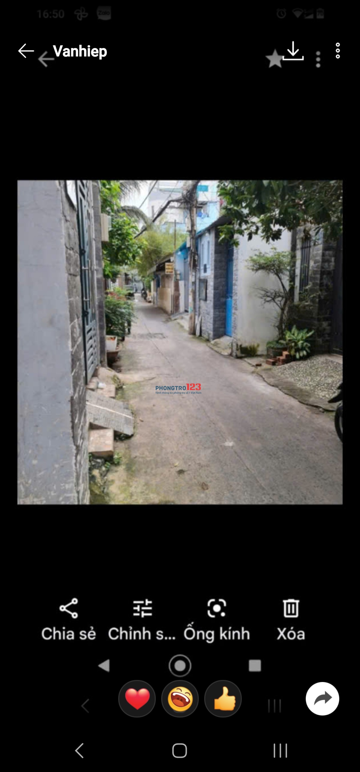 Phòng trọ Bình Thạnh (Giáp Q1, gần đại học UEF, HB, HUTECH)