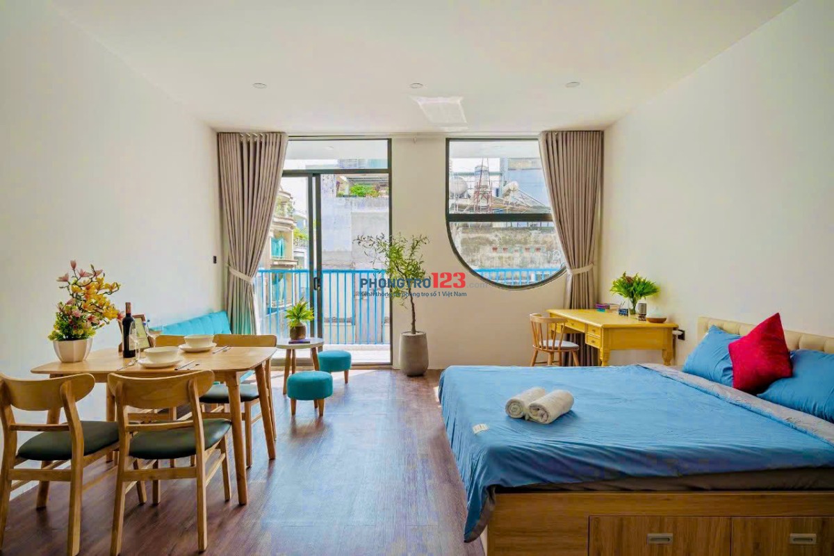 Căn hộ Studio 55m2 với Bancol cực chill