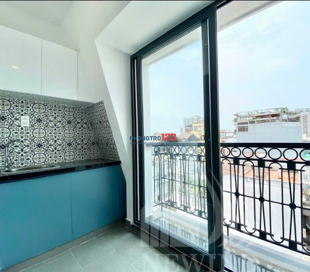 STUDIO BAN CÔNG, TÁCH BẾP 35m2 gần KCX, Ecogreen, Khu Nam Long, Lý Phục Man