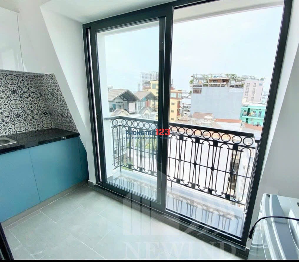 STUDIO BAN CÔNG, TÁCH BẾP 35m2 gần KCX, Ecogreen, Khu Nam Long, Lý Phục Man