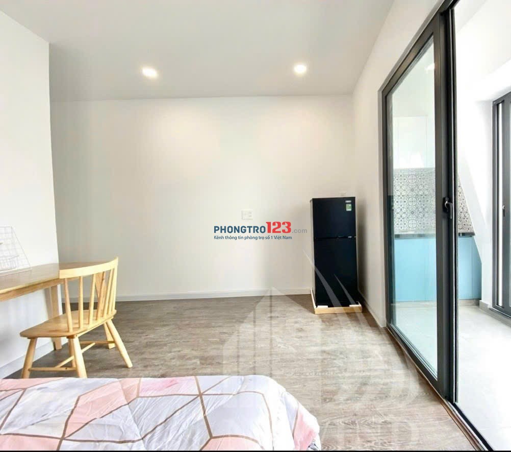 STUDIO BAN CÔNG, TÁCH BẾP 35m2 gần KCX, Ecogreen, Khu Nam Long, Lý Phục Man