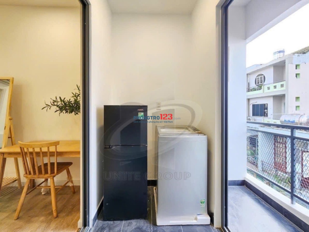STUDIO BAN CÔNG, TÁCH BẾP 35m2 gần KCX, Ecogreen, Khu Nam Long, Lý Phục Man