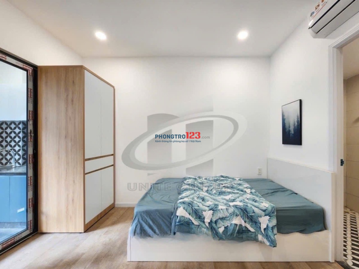 STUDIO BAN CÔNG, TÁCH BẾP 35m2 gần KCX, Ecogreen, Khu Nam Long, Lý Phục Man