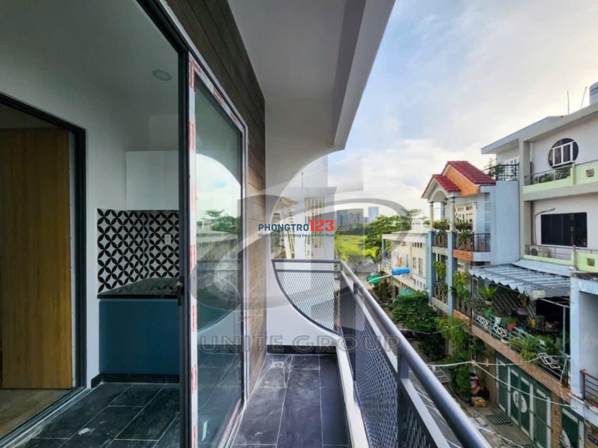 STUDIO BAN CÔNG, TÁCH BẾP 35m2 gần KCX, Ecogreen, Khu Nam Long, Lý Phục Man