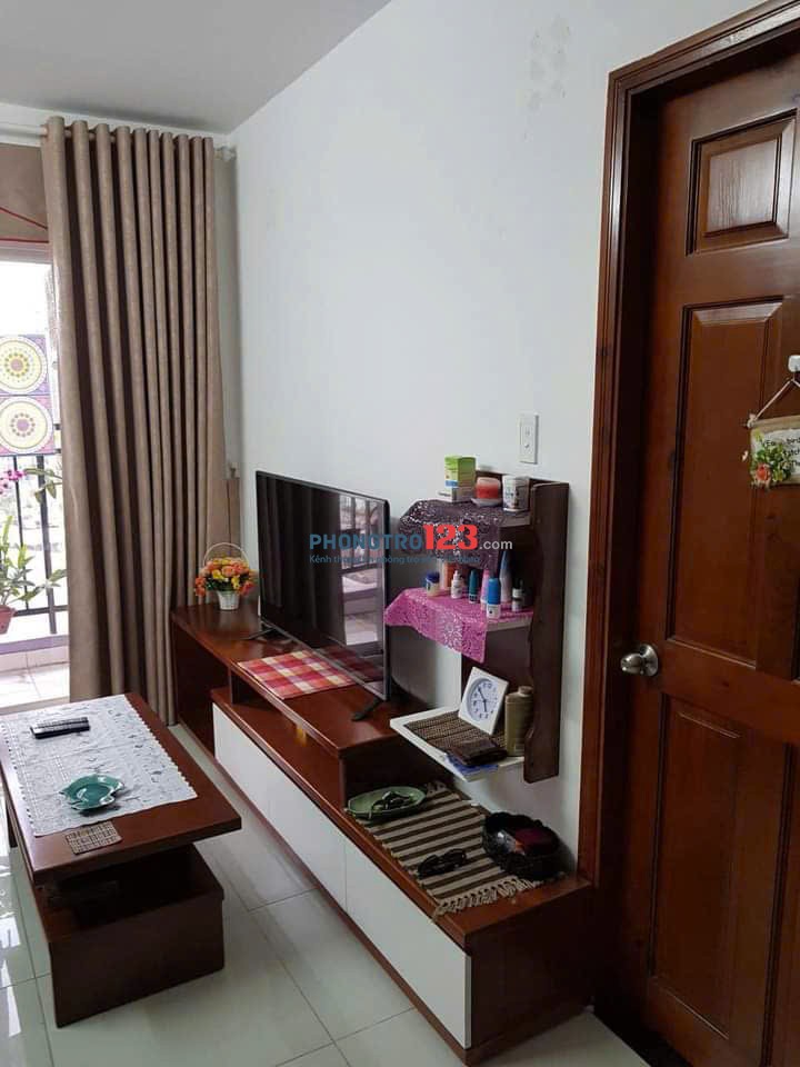CC Nguyễn Kim, Nhật Tảo, trung tâm quận 10 - cho thuê 2p ngủ, full nội thất 14tr