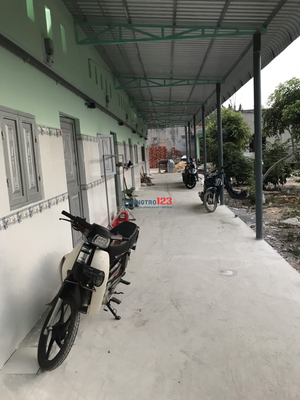 Cho thuê nhà trọ mới xây dựng, rộng thoáng mát