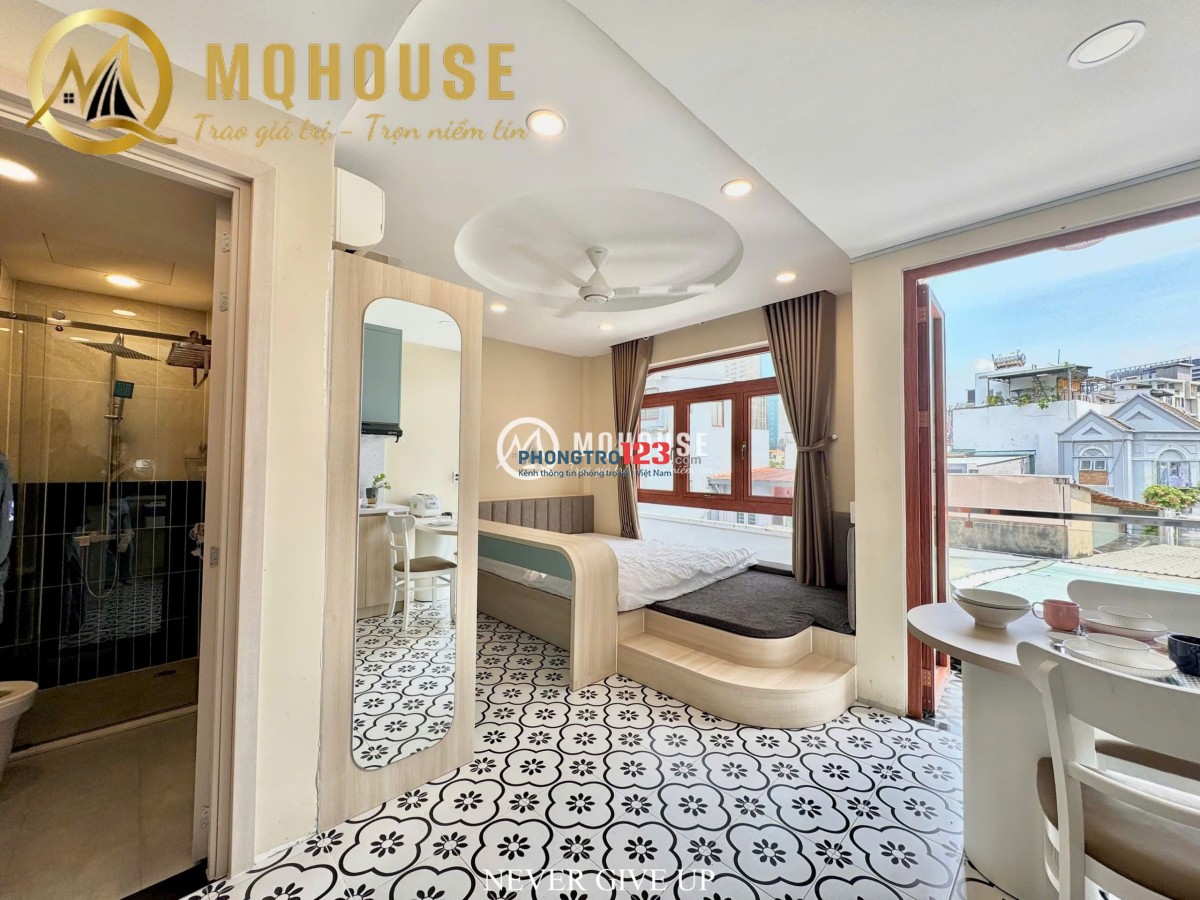 Khai Trương Căn Hộ Bình Thanh, Studio Balcony 35m2,Thang Máy Rộng,Vòng Xoay Điện Biên Phủ