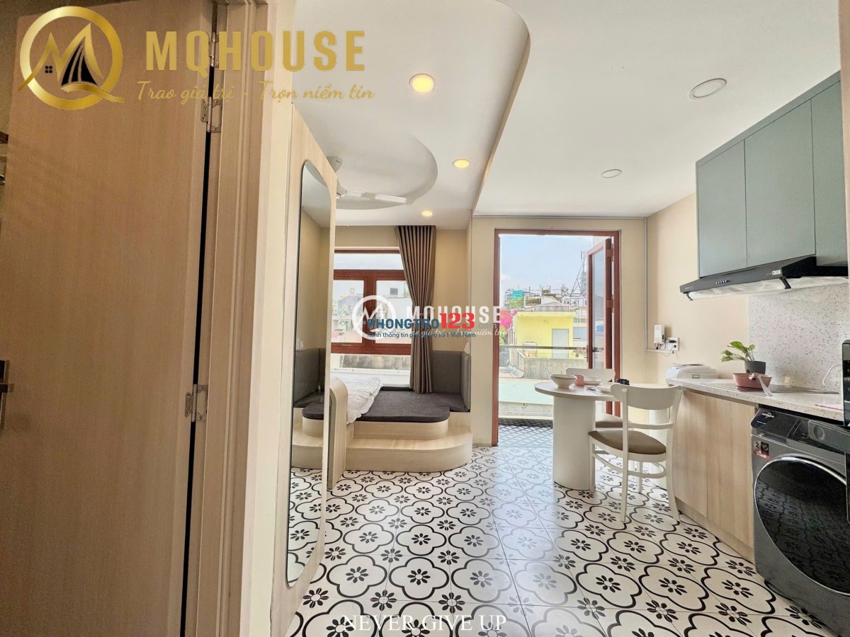 Khai Trương Căn Hộ Bình Thanh, Studio Balcony 35m2,Thang Máy Rộng,Vòng Xoay Điện Biên Phủ