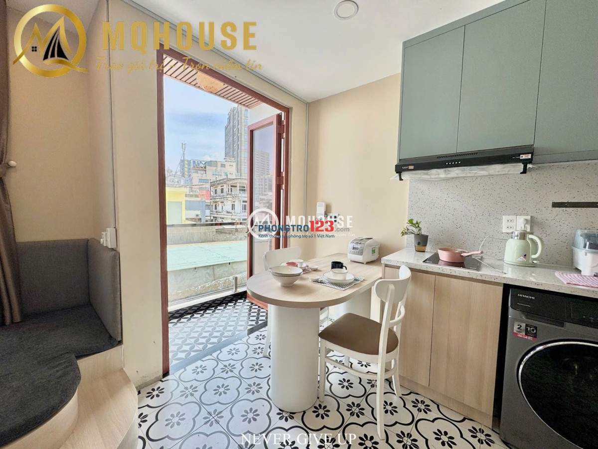 Khai Trương Căn Hộ Bình Thanh, Studio Balcony 35m2,Thang Máy Rộng,Vòng Xoay Điện Biên Phủ