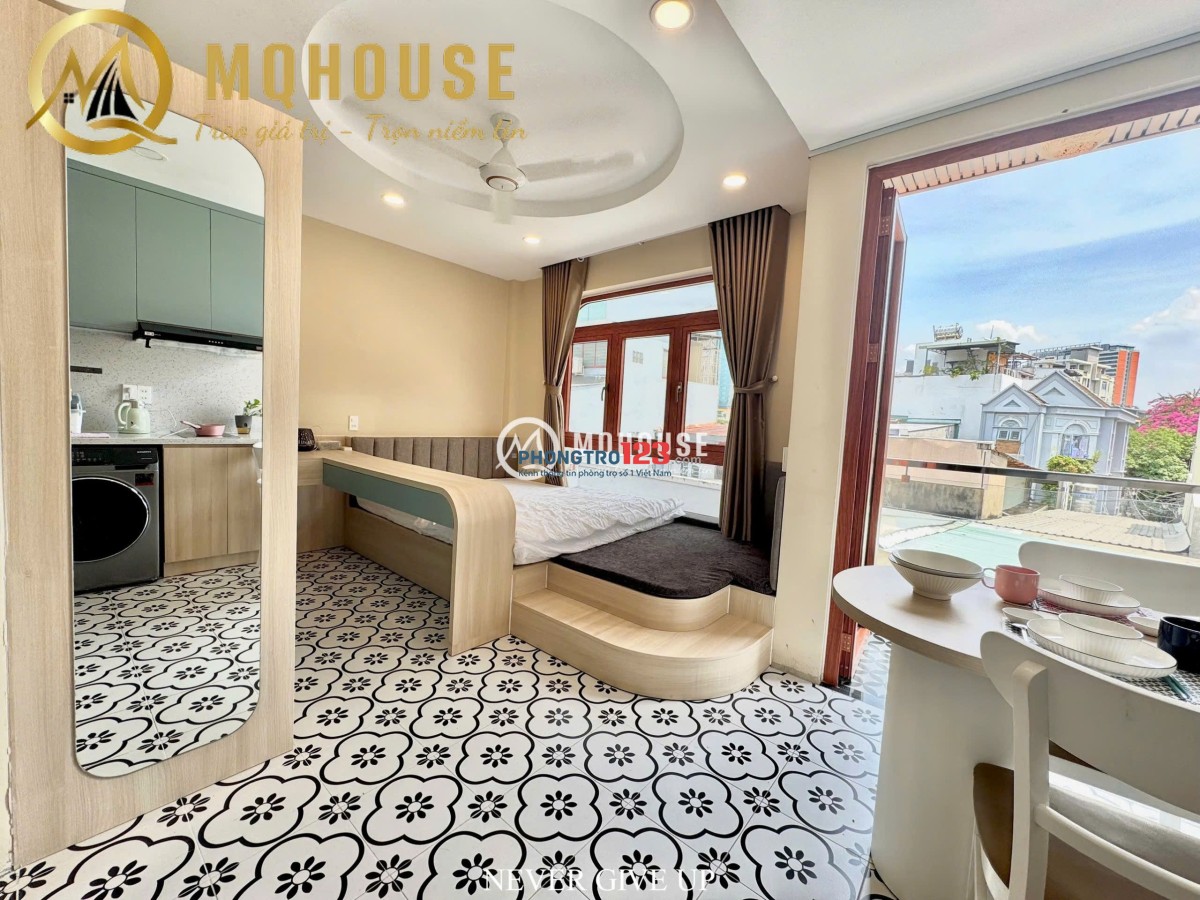 Khai Trương Căn Hộ Bình Thanh, Studio Balcony 35m2,Thang Máy Rộng,Vòng Xoay Điện Biên Phủ