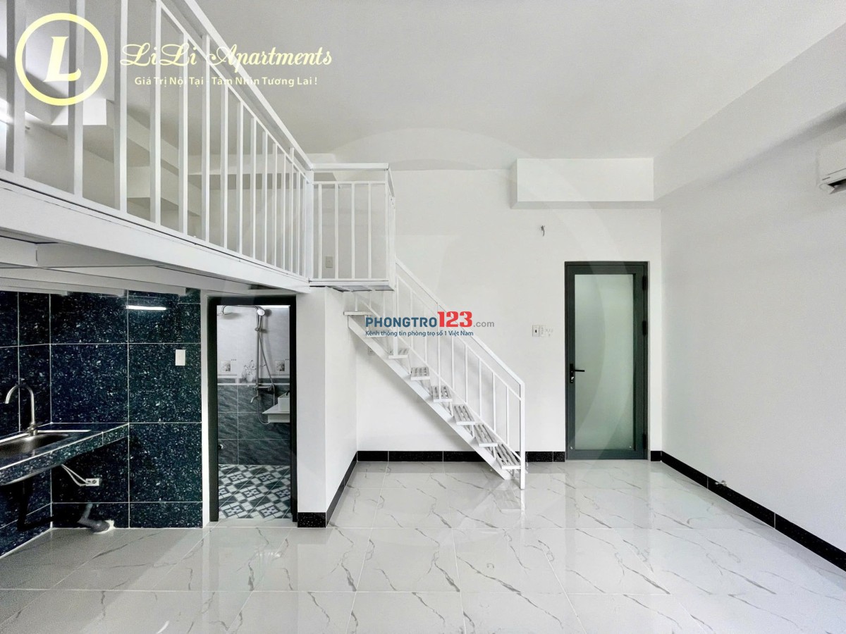 Cho Thuê Căn Hộ Có Gác Mới 100%, Giặt Riêng, Rộng 40m2 - Ngay SVĐ Phú Thọ, BV Trung Ương, Bắc Hải