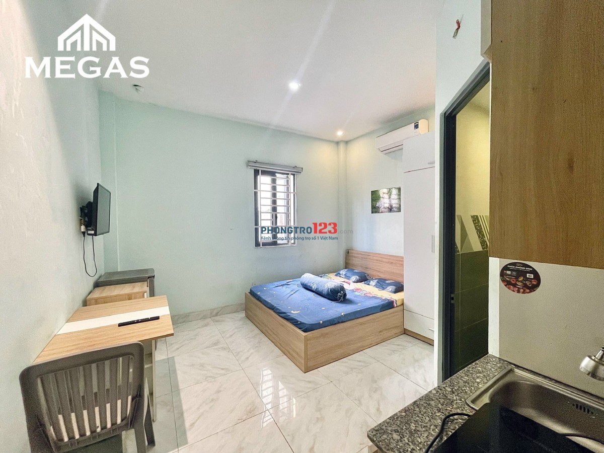 CHO THUÊ CĂN STUDIO CỬA SỔ TRỜI FULL NỘI THẤT NGAY ETOWN CỘNG HOÀ MÀ GIÁ CHỈ 3tr5