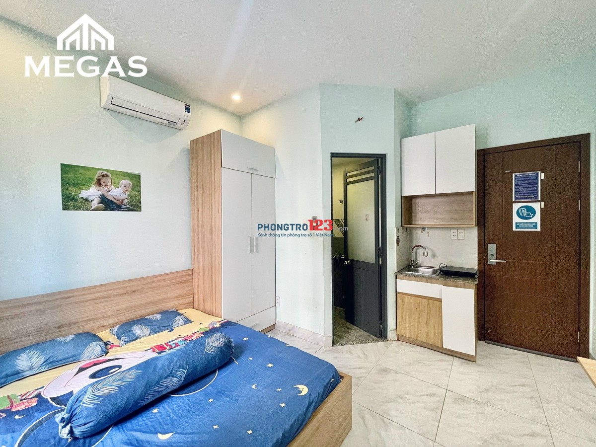 CHO THUÊ CĂN STUDIO CỬA SỔ TRỜI FULL NỘI THẤT NGAY ETOWN CỘNG HOÀ MÀ GIÁ CHỈ 3tr5