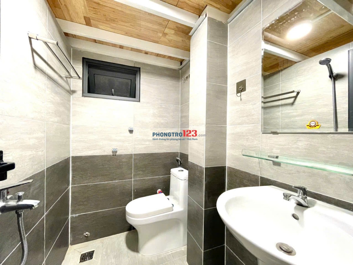 Ở NGAY! Phòng mới tinh có gác cửa sổ thoáng gần Aeon Tân Phú Full nội thất - An ninh