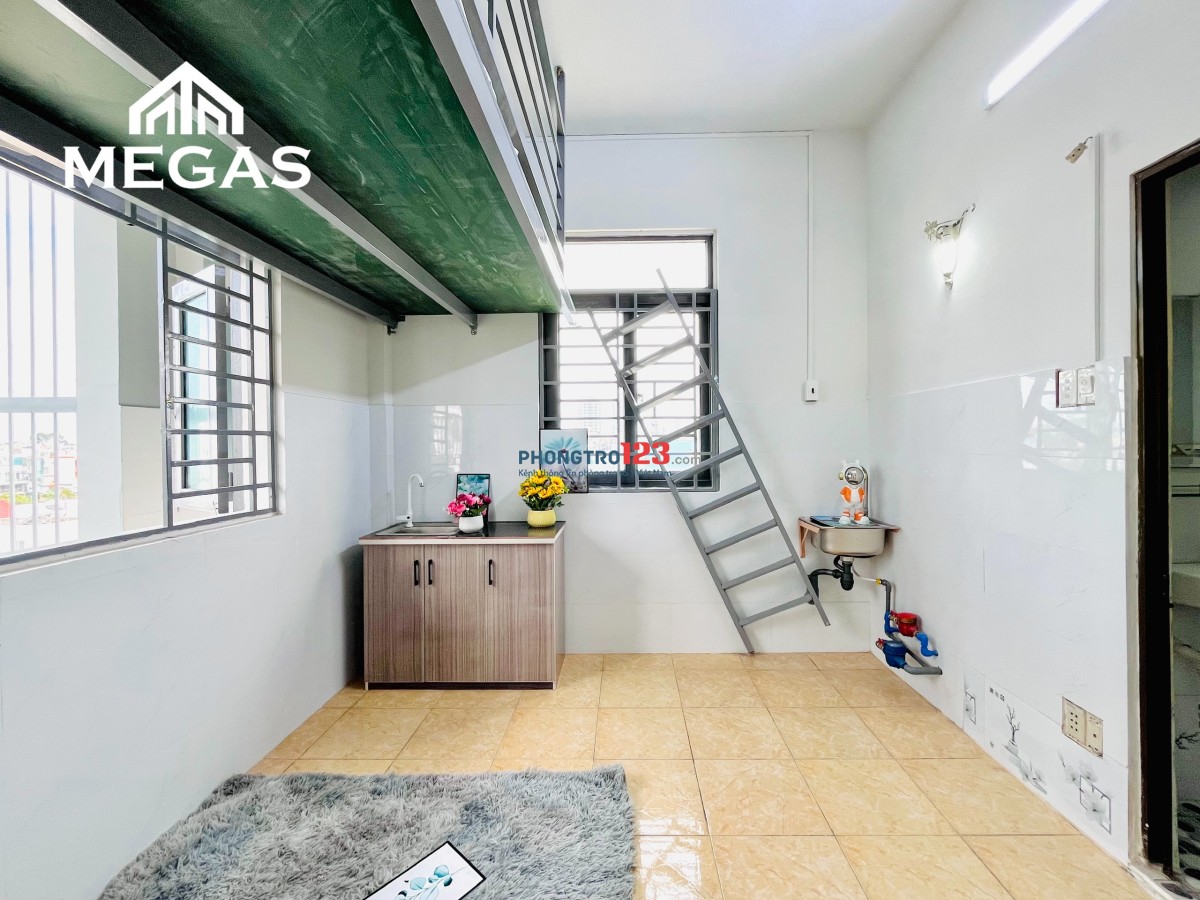 PHÒNG TRỌ MỚI XÂY, CỬA SỔ + BANCOL ngay CHỢ BÀ HOM