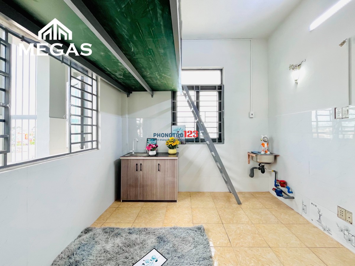 PHÒNG TRỌ MỚI XÂY, CỬA SỔ + BANCOL ngay CHỢ BÀ HOM
