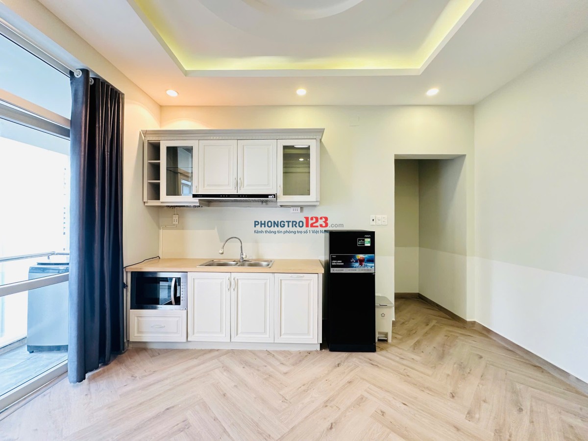 Cho Thuê Căn Hộ 1PN Full Nội Thất, Có Ban Công - Giá 7,5 Triệu/Tháng, Điện Biên Phủ, Bình Thạnh