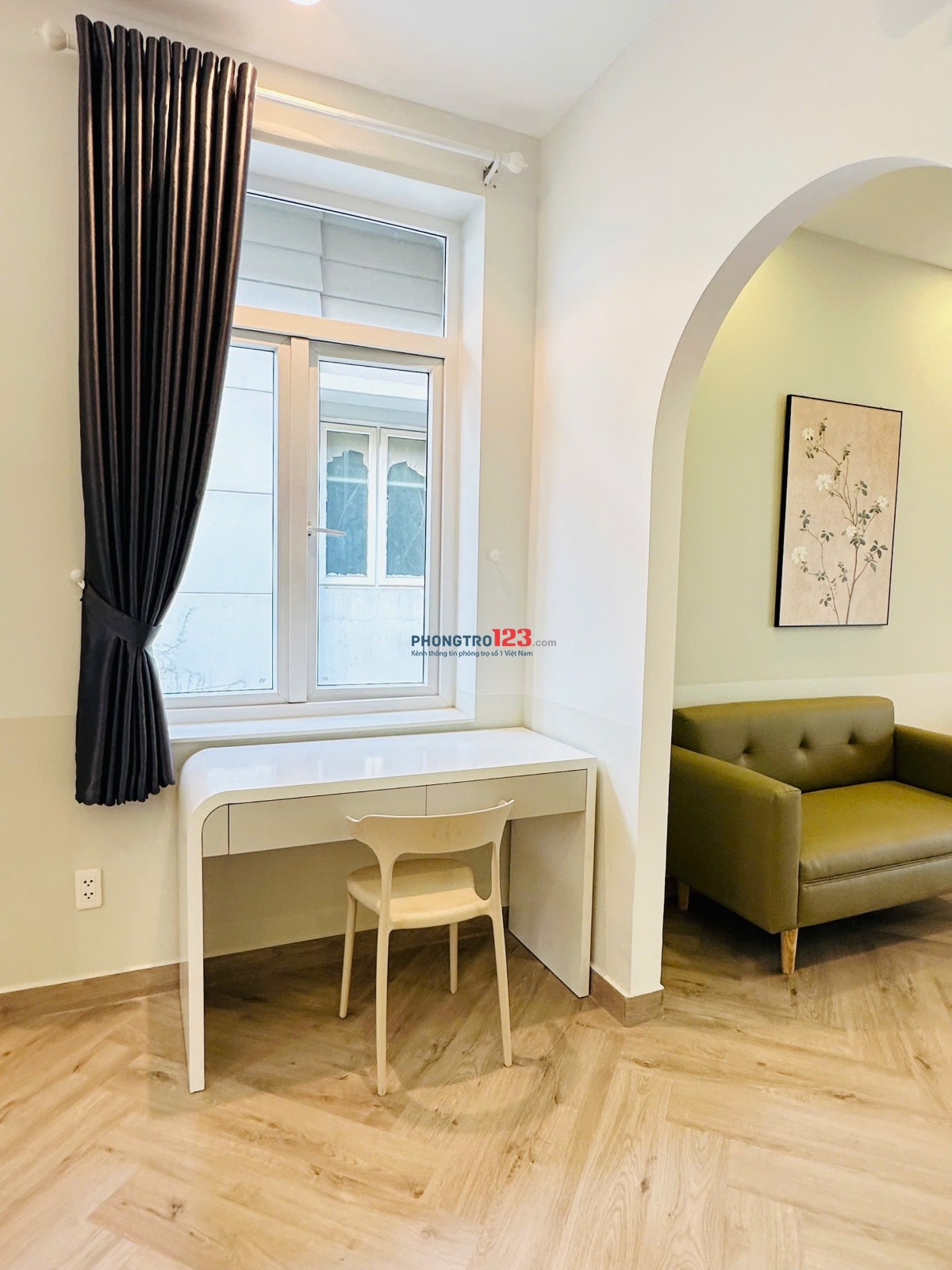 Cho Thuê Căn Hộ 1PN Full Nội Thất, Có Ban Công - Giá 7,5 Triệu/Tháng, Điện Biên Phủ, Bình Thạnh