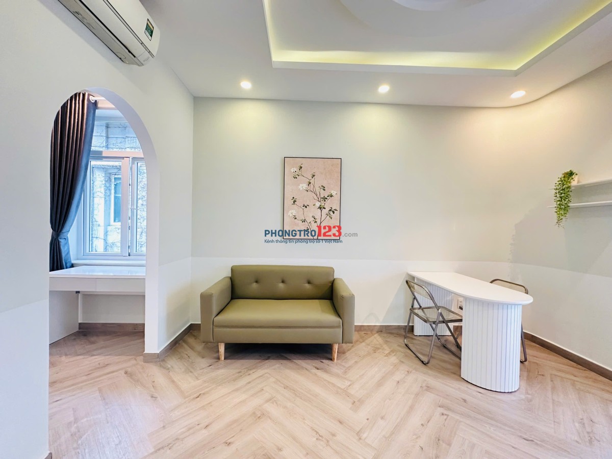 Cho Thuê Căn Hộ 1PN Full Nội Thất, Có Ban Công - Giá 7,5 Triệu/Tháng, Điện Biên Phủ, Bình Thạnh