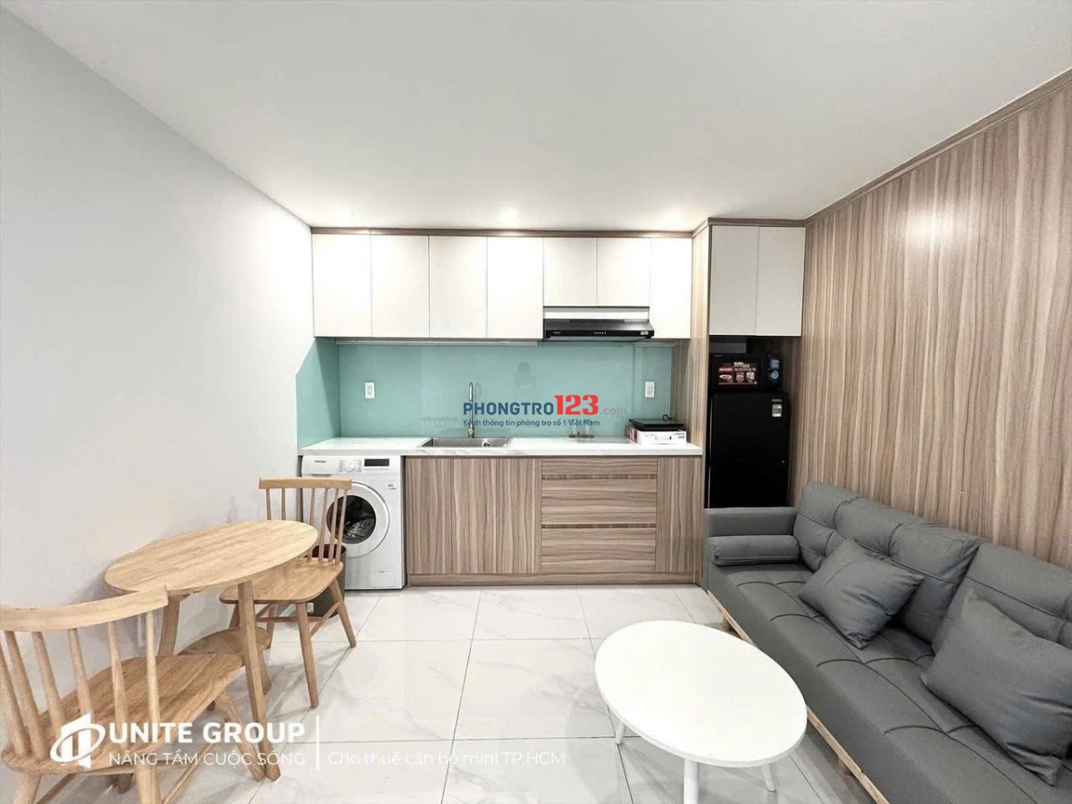 Studio full nội thất tách bếp hẻm xe hơi - Ngô Thị Thu Minh, quận Tân Bình