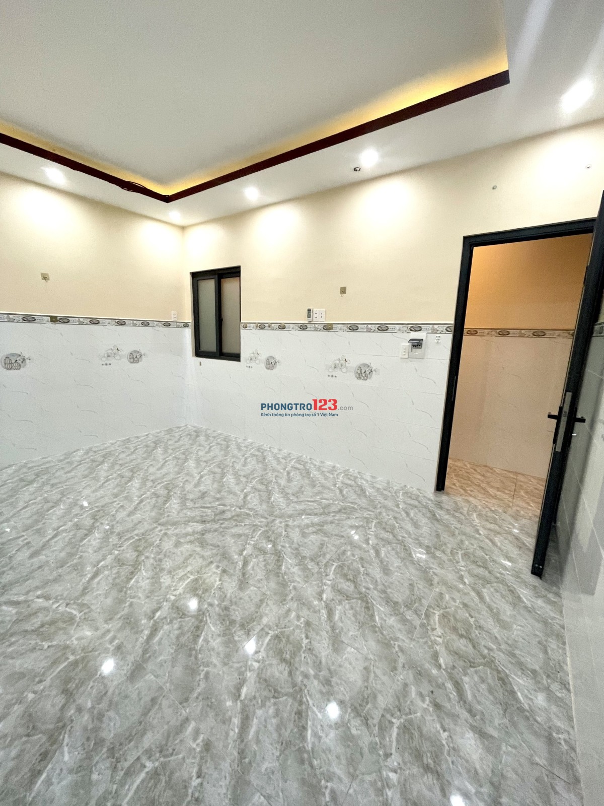 Phòng Trọ gần AEON Bình Tân đường SINCO, DT 25m2 Có Thang Máy, Máy lạnh, Khóa cửa Vân tay, xe Free