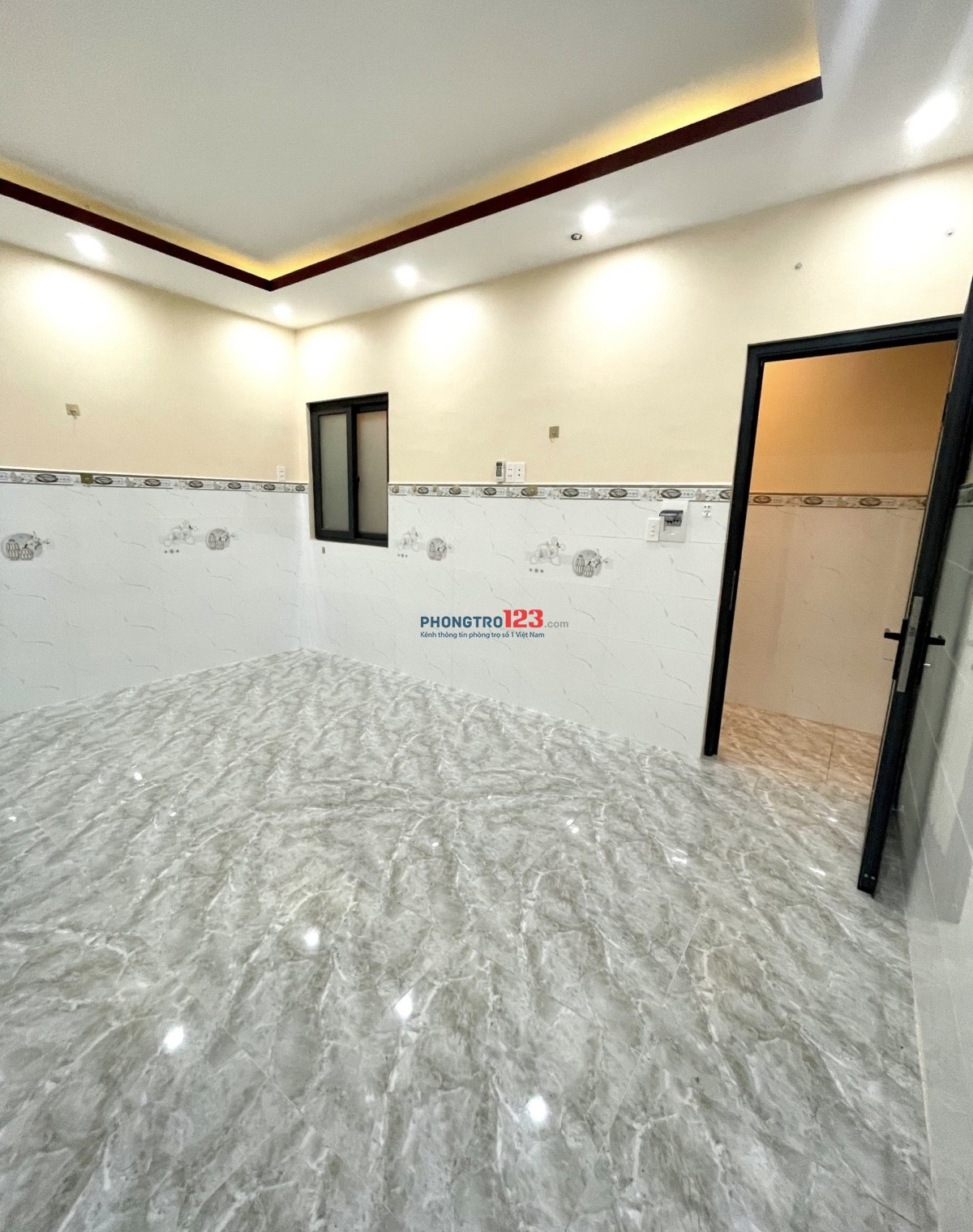 Phòng Trọ gần AEON Bình Tân đường SINCO, DT 25m2 Có Thang Máy, Máy lạnh, Khóa cửa Vân tay, xe Free