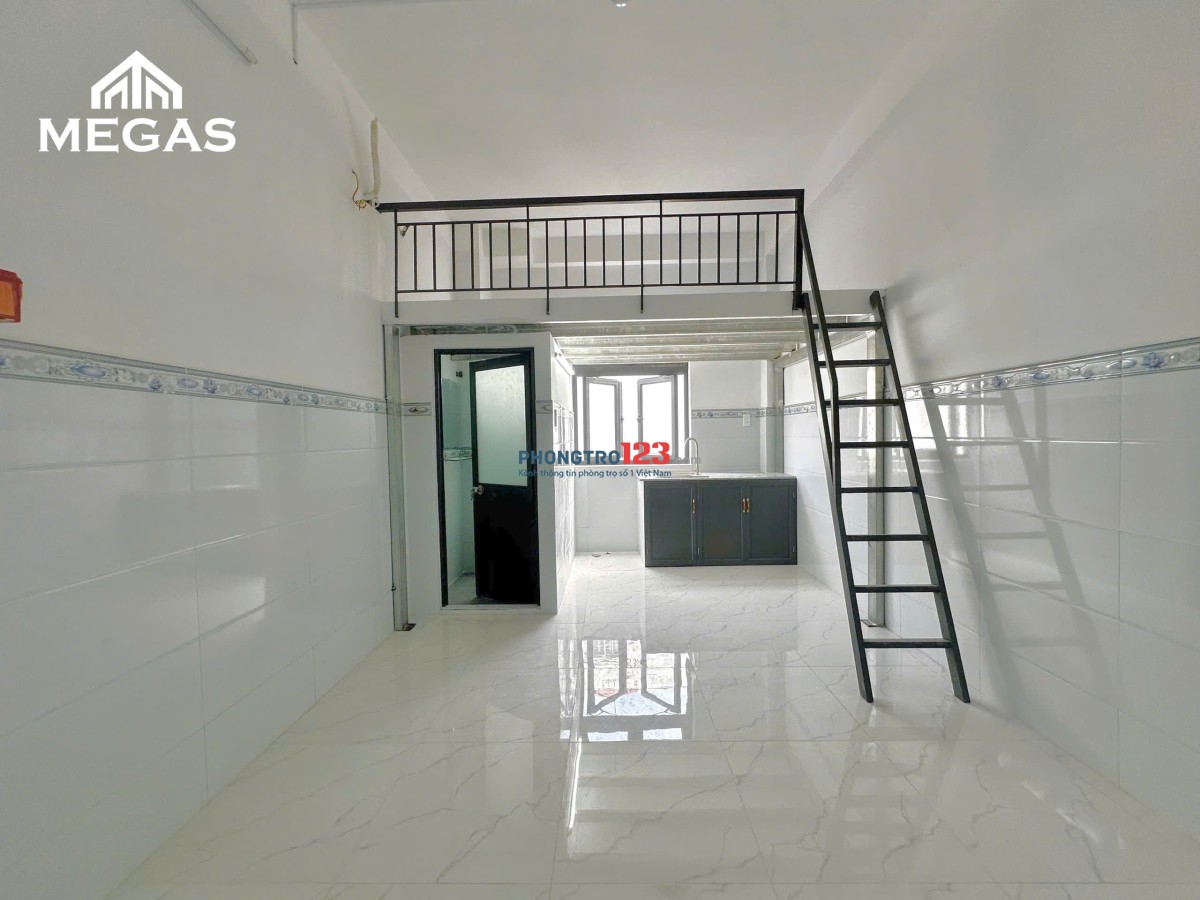 CHO THUÊ PHÒNG MỚI XÂY - GÁC CAO - RỘNG 30M2 NGAY QUANG TRUNG - CV LÀNG HOA