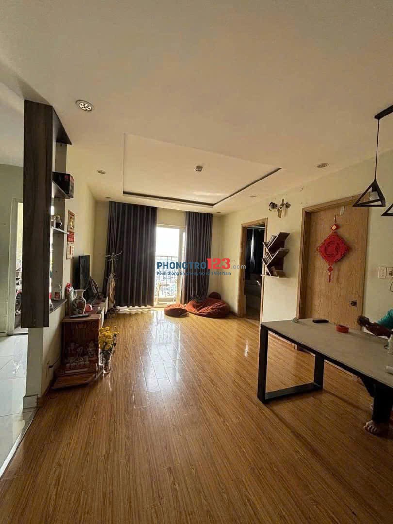Chung cư An Gia, TKTQ, Tân Sơn Nhì, TP, dt lên tới 90m2, gồm3p ngủ, nt sang trọng, cho thuê chỉ 13tr
