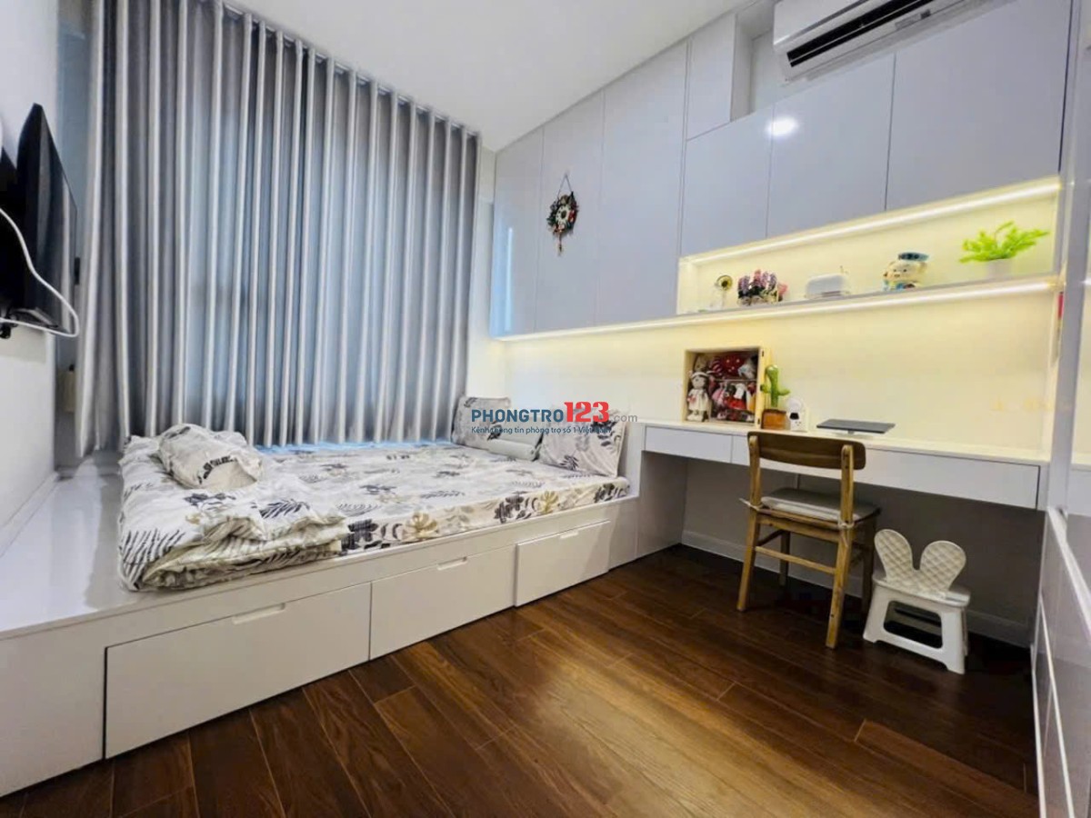 Chung cư An Gia, TKTQ, Tân Sơn Nhì, TP, dt lên tới 90m2, gồm3p ngủ, nt sang trọng, cho thuê chỉ 13tr