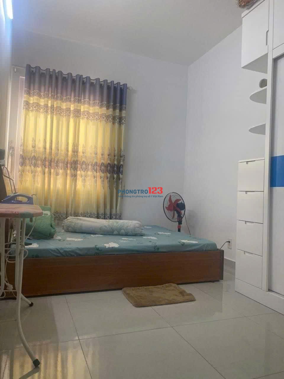 Cho thuê CC 225 Hoàng Sa, Quận 1 - 2p ngủ rộng, full nt - giá 13tr/th