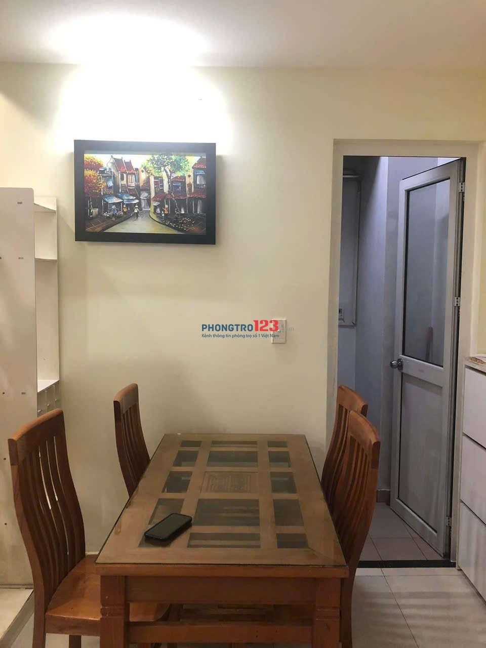 Cho thuê CC 225 Hoàng Sa, Quận 1 - 2p ngủ rộng, full nt - giá 13tr/th