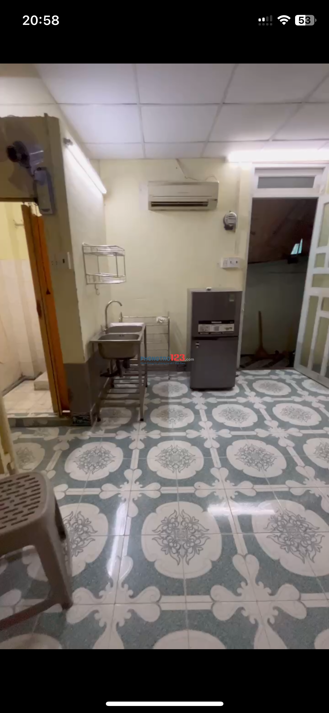 Cho thuê phòng trọ 35m2 ngay D5 Ngoại Thương Bình Thạnh