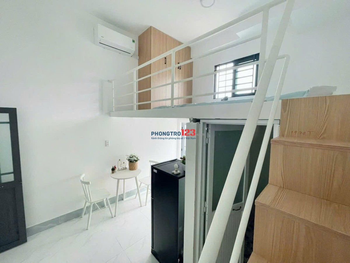 PHÒNG TRỌ MỚI XÂY GIÁ TỐT NGAY ETOWN CỘNG HOÀ, FULL NỘI THẤT, THOÁNG, GẦN CẦU HOÀNG HOA THÁM