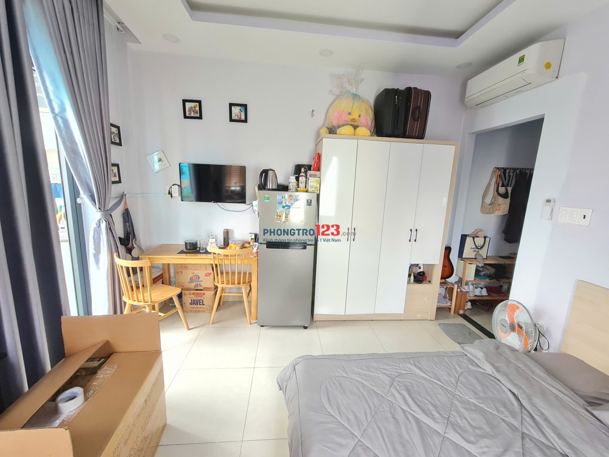 Cho thuê căn hộ Bancol 30m2 tại Nguyễn Xí, p 26, Bình Thạnh, 7,1 triệu