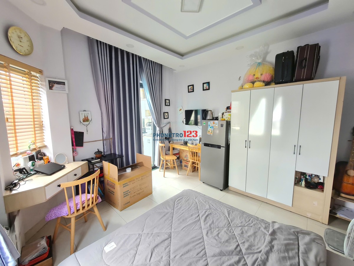 Cho thuê căn hộ Bancol 30m2 tại Nguyễn Xí, p 26, Bình Thạnh, 7,1 triệu