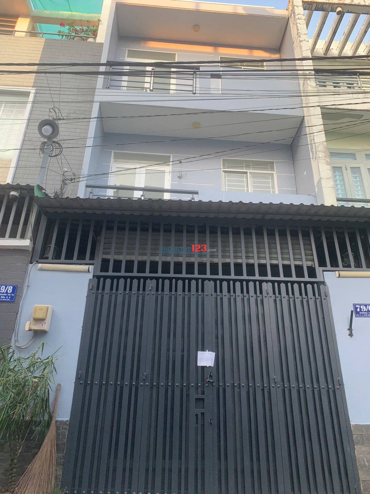 Cho thuê nhà 1 trệt 2 lầu, đường Nguyễn Thị Tư giá 7,5 triệu/tháng