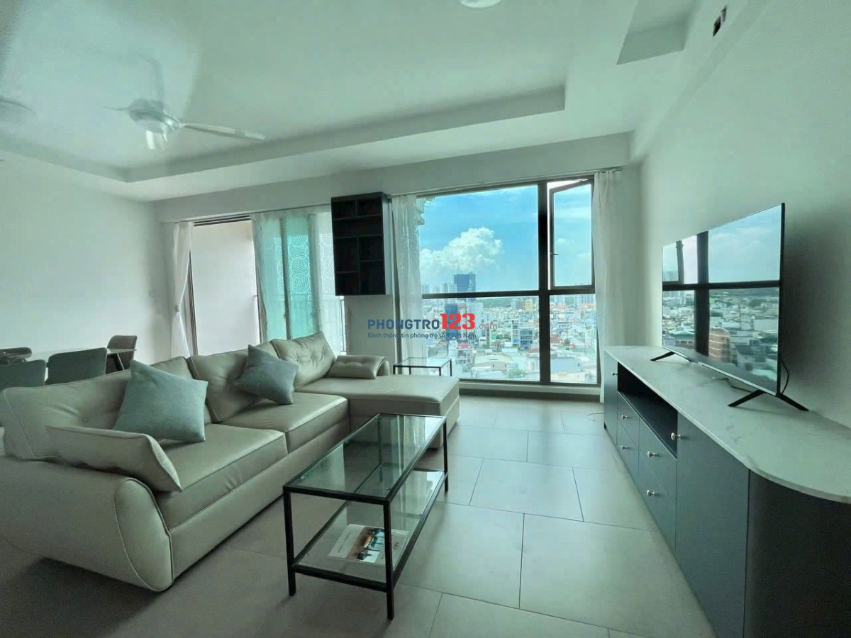 Căn hộ chung cư Satra Eximland,Phan Đăng Lưu, Phú Nhuận - 130m2, 3p ngủ, giá thuê 22tr/tháng