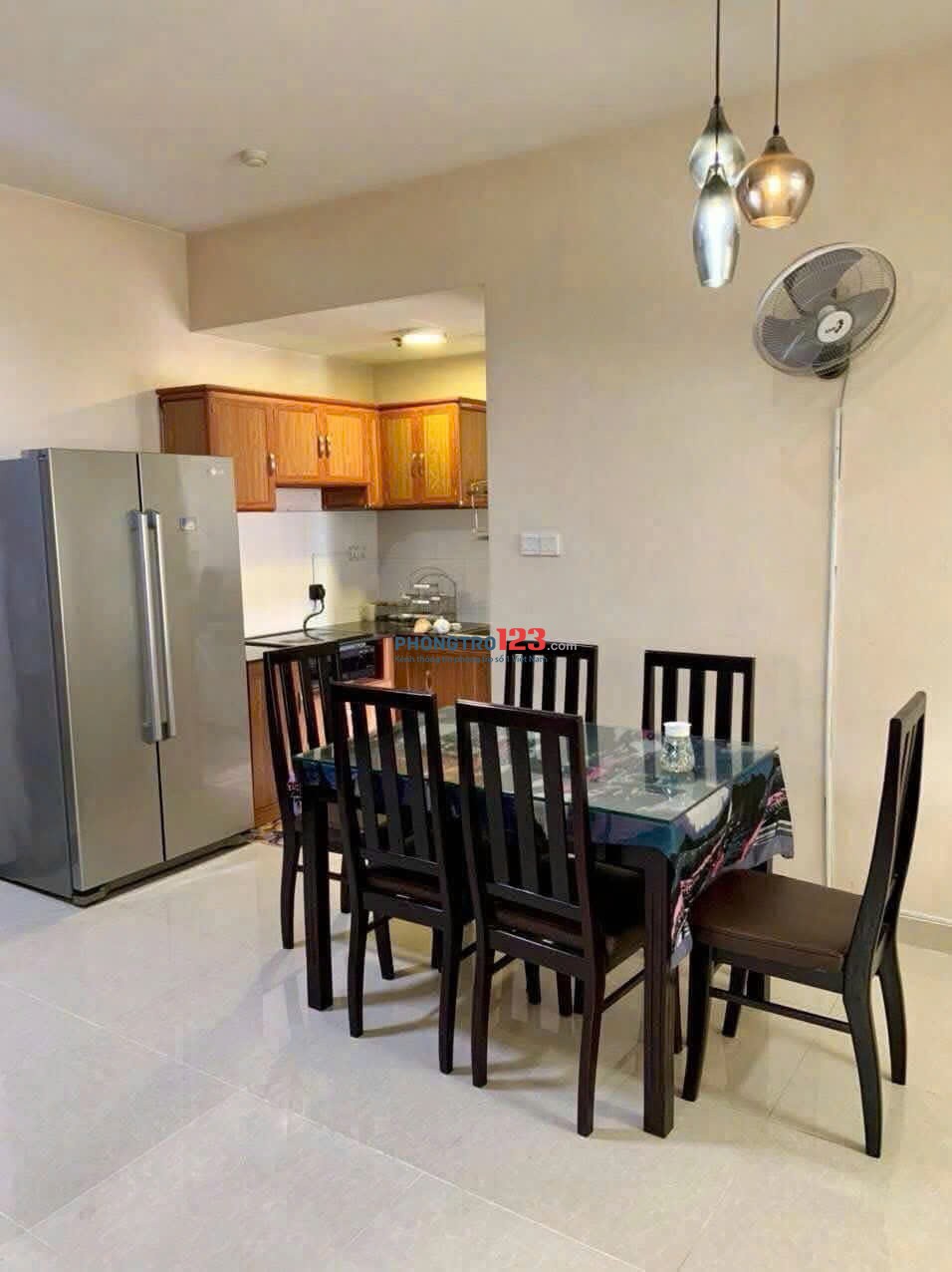 Cho thuê căn hộ chung cư Melody, ngụ tại 869 Âu cơ, Tân Phú - 90m2, 3p ngủ, NT, 14tr/th