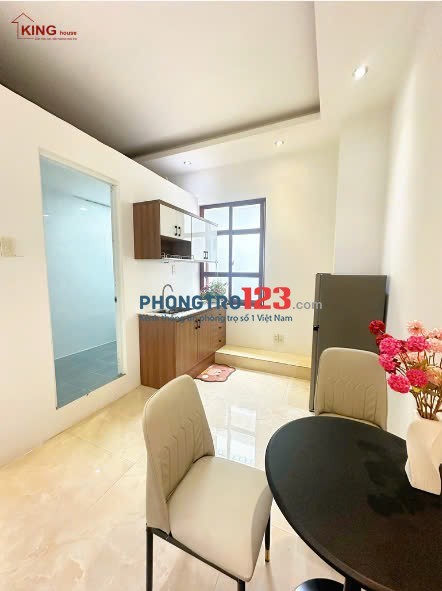 Phòng trọ 30 m2 tách bếp Full Nội Thất, Nơ Trang Long, quận Bình Thạnh