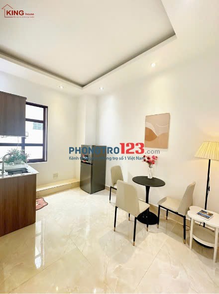 Phòng trọ 30 m2 tách bếp Full Nội Thất, Nơ Trang Long, quận Bình Thạnh