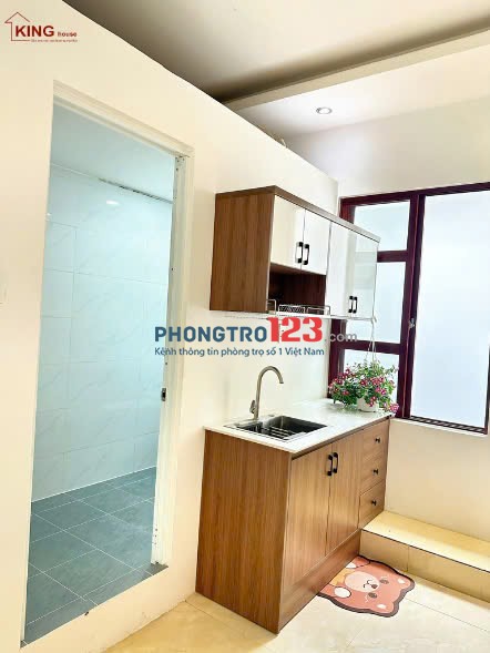 Phòng trọ 30 m2 tách bếp Full Nội Thất, Nơ Trang Long, quận Bình Thạnh