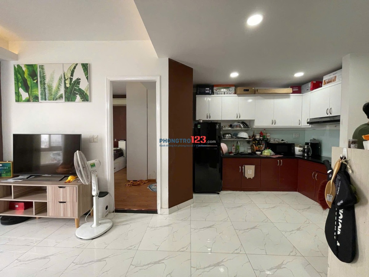Căn hộ Screc quận 3, nội thất cao cấp, 2p ngủ, 68m2,14tr