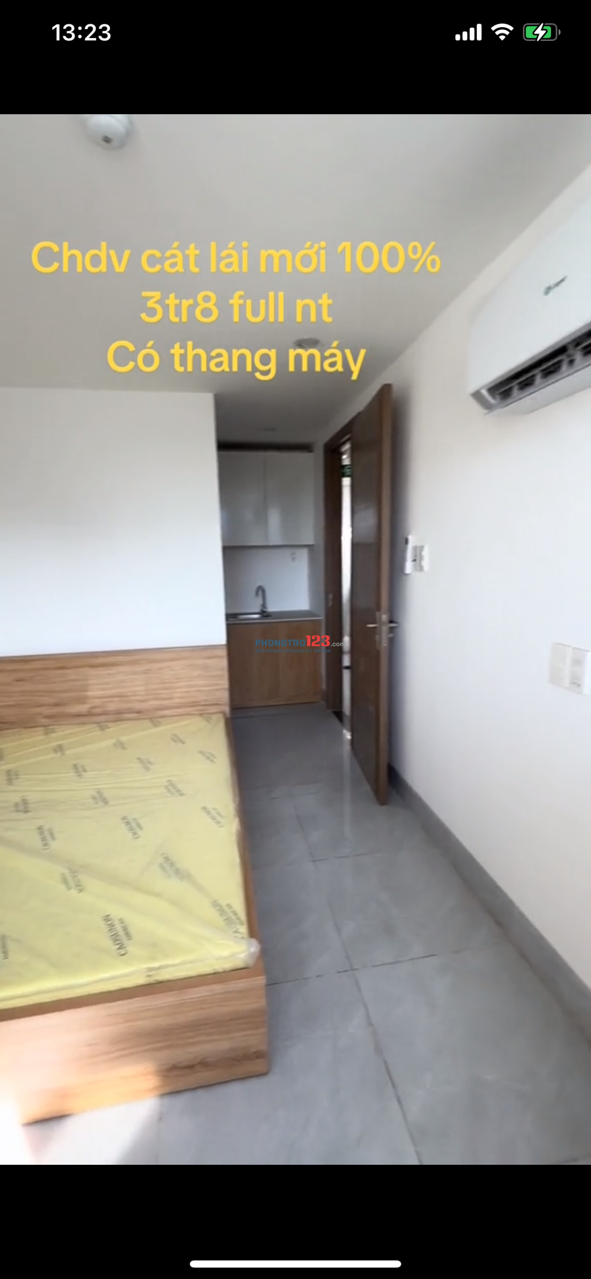 Cho thuê căn hộ dịch vụ mới ở Cát Lái, gần Citisoho, chỉ 3tr8